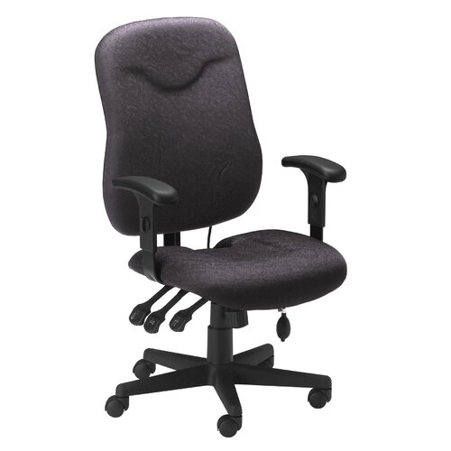 Mayline Comfort High Back Executive Chair with Arms 9414AG Color Gray