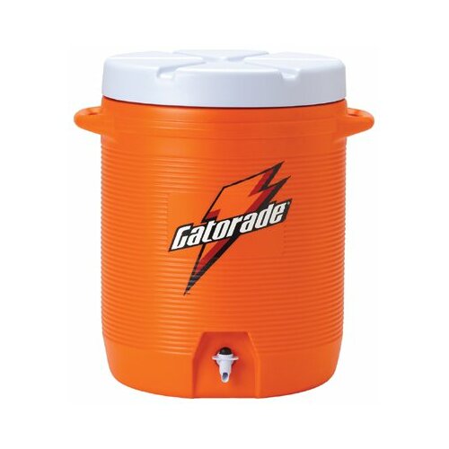 Gatorade Water Coolers 10 Gallon Cooler w Cup Dispenser Fast Flow Spigot.