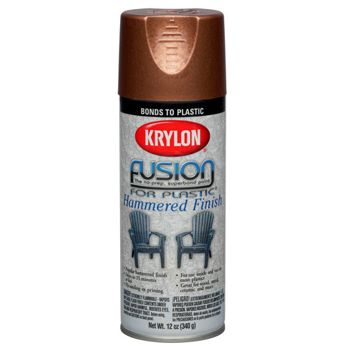 Krylon Copper Fusion For Plastic Spray Paint Hammered Set of 6