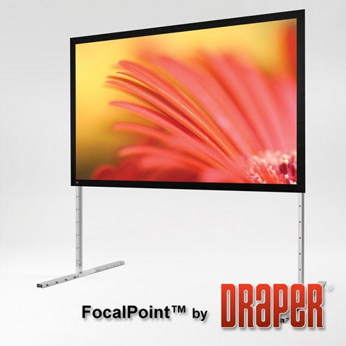 Projector Screens Focal Point CineFlex Portable Projection Screen Features: -Focal Point collection.-Made in the USA.-Product Type: Portable.-Mount Type: Folding frame.-Projection Type: Front.-Screen Surface: Black -Screen Surface Details: ..-Screen Format: .-Curved Screen: No.-Outdoor Use: No.-Pieces Included: .-Wa...