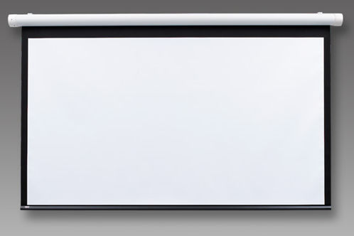 Projector Screens Salara Series M White Manual Projection Screen Features: -Salara Series M collection.-Floating wall brackets grip the screen securely.-Surface finish: Argent White.-Made in the USA.-Perfect for home and office.-Product Type: Manual.-Mount Type: Wall/Ceiling mounted.-Application: Boardroom/Office.-...