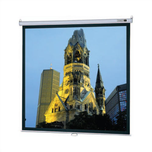 Projector Screens Model B Matte White Manual Projection Screen Features: -Model B collection.-Durable.-Reliable.-Product Type: Manual.-Mount Type: Wall/Ceiling mounted.-Application: Boardroom/Office;Classroom.-Projection Type: Front.-Screen Surface: White -Screen Surface Details: ..-Screen Format: HDTV (16:9).-Sc...