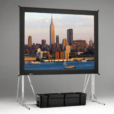 Projector Screens Fast Fold Da-Tex 144 Replacement screen snaps on to standard Truss Frame. Features: -Fast Fold collection.-Format: AV.-Screen Surfaces: Da-Tex.-Screen Format: Square/AV (1:1).-Made in United States.-Product Type: Portable.-Mount Type: Folding frame.-Application: Classroom...