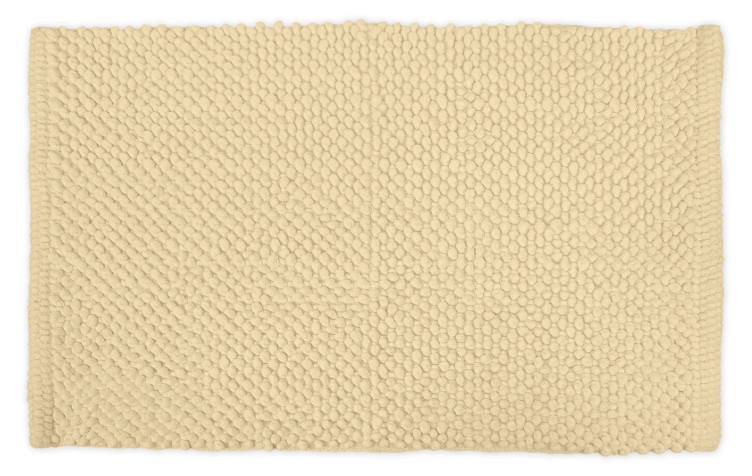 Torino Popcorn Bath Rug Color: Cream