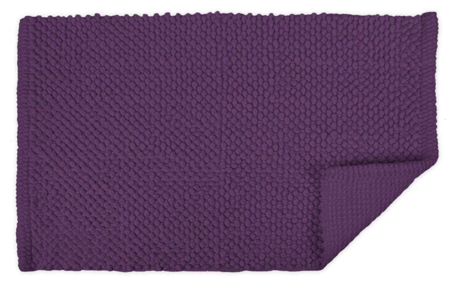 Torino Popcorn Bath Rug Color: Eggplant