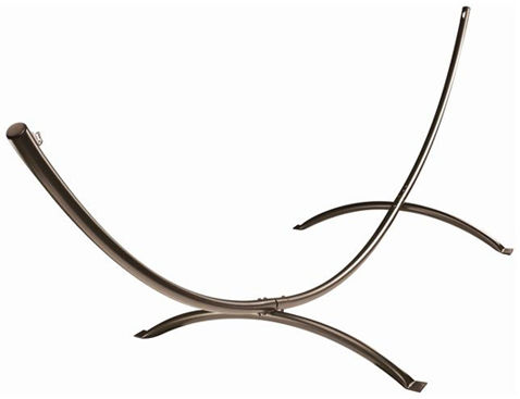 Edmundson Tri-Beam Steel Arc Hammock Stand Color: Bronze
