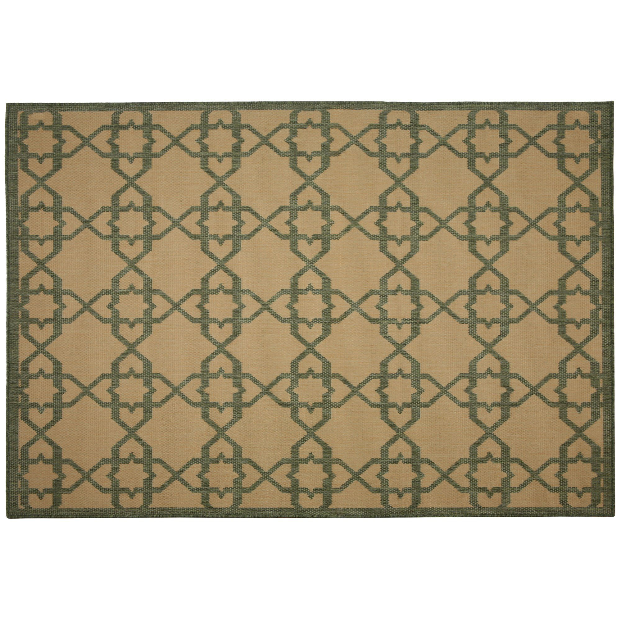 Eduardo Green Geometric Indoor/Outdoor Area Rug Rug Size: Rectangle 7' x 10'