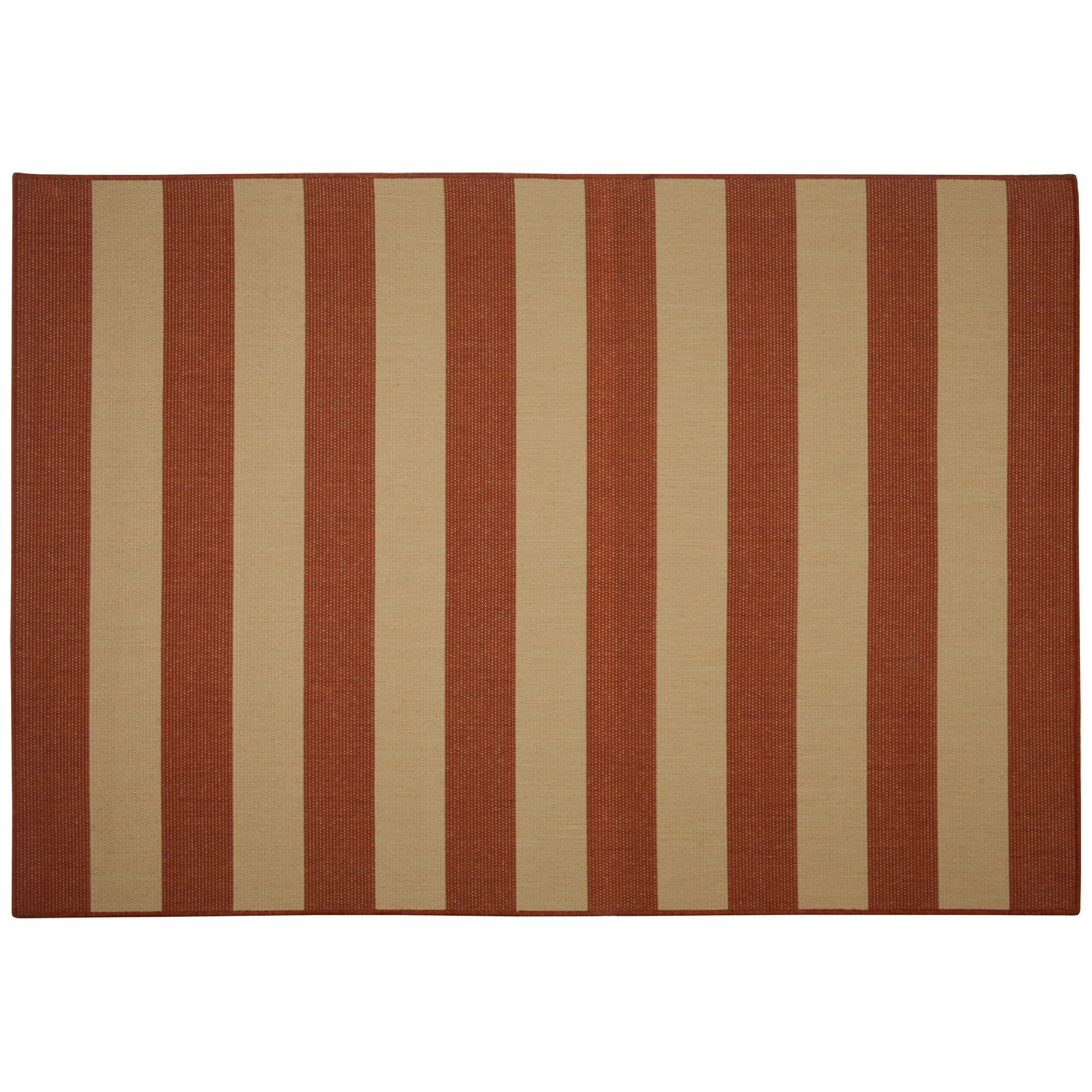 Edgemont Red Stripe Indoor/Outdoor Area Rug Rug Size: Rectangle 7' x 10'