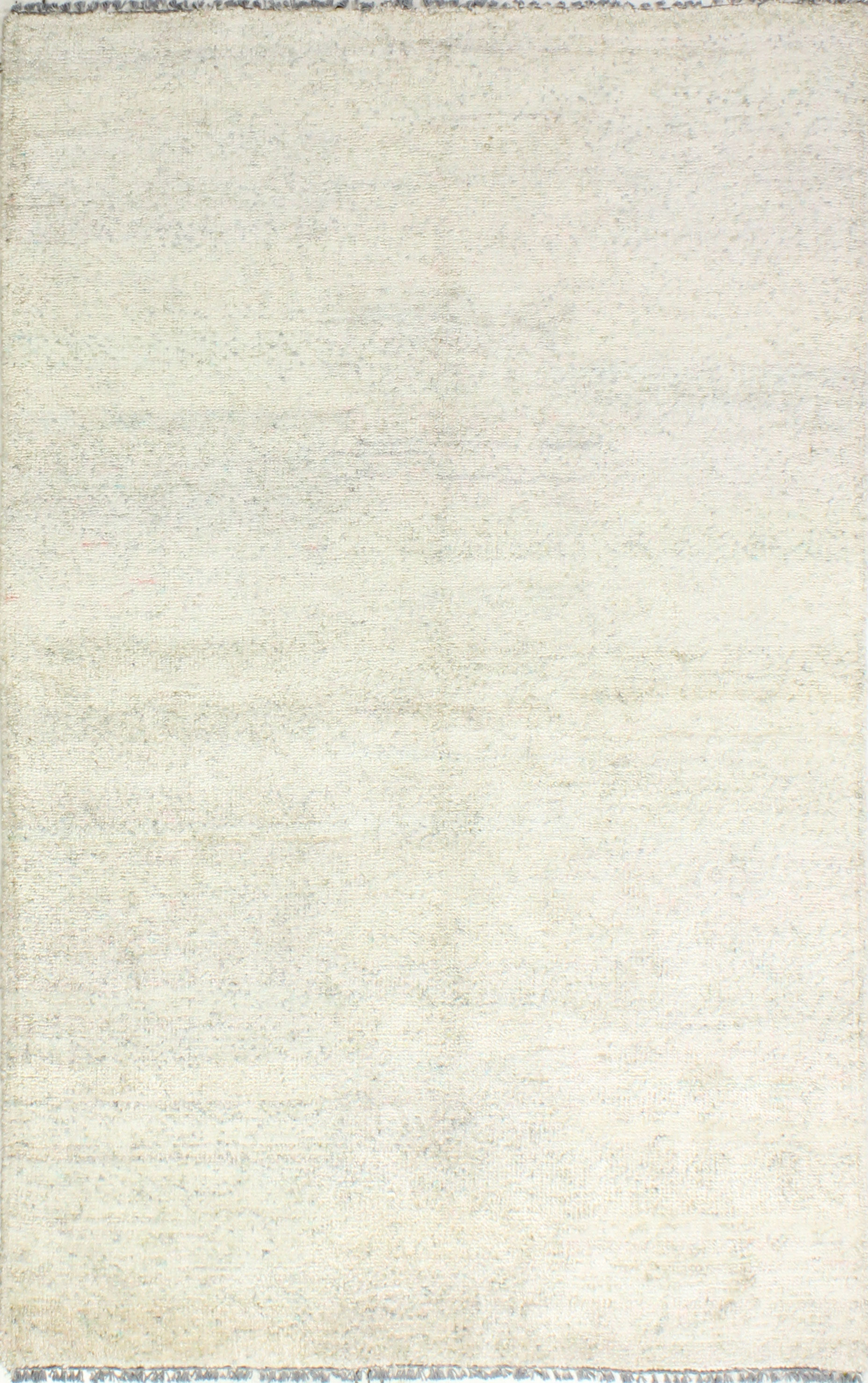 Plunkett Hand Knotted Cotton Cream Area Rug Size: Rectangle 3'6