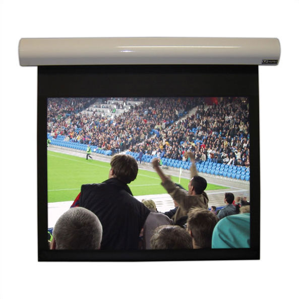Projector Screens Lectric I Matte Black Electric Projection Screen The Lectric I, Vutec's most popular motorized projection screen features a durable all aluminum housing for wall or ceiling applications. Representing the best value in its class, Lectric 1 comes standard with value-added features, including Vutec's E...