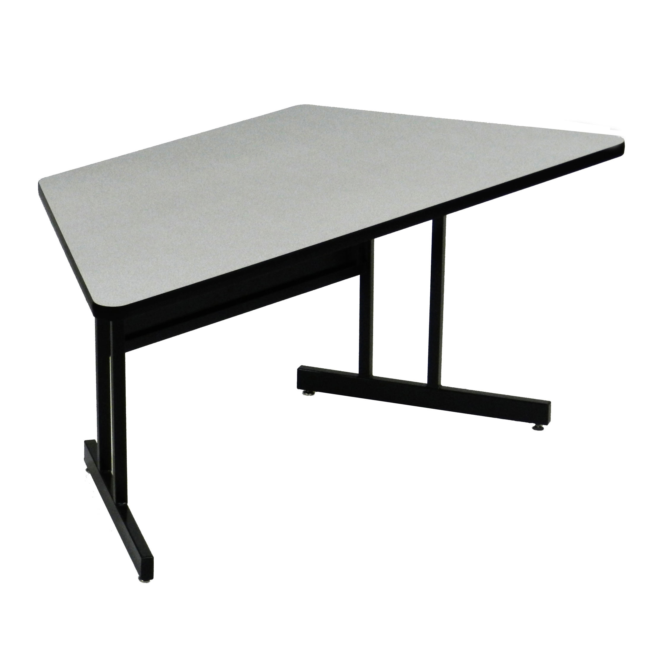 Computer & Training Tables 60'' W Height Adjustable Training Table with Modesty Panel Features: -High-pressure tops on 1.25
