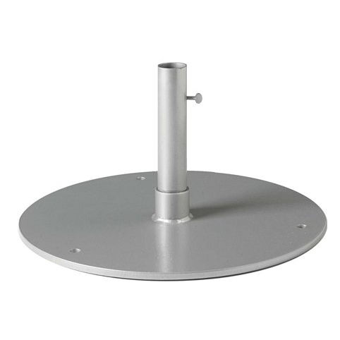 Patio Umbrella Stands & Bases Steel Free Standing Umbrella Base Tropitone patio umbrella stands are designed for durability, convenience and maneuverability. The heavy duty base is intended for use under Tropitone dining tables, or as a standalone base. Features: -Material: Steel.-Round shape.-Usage: In Tropitone ...