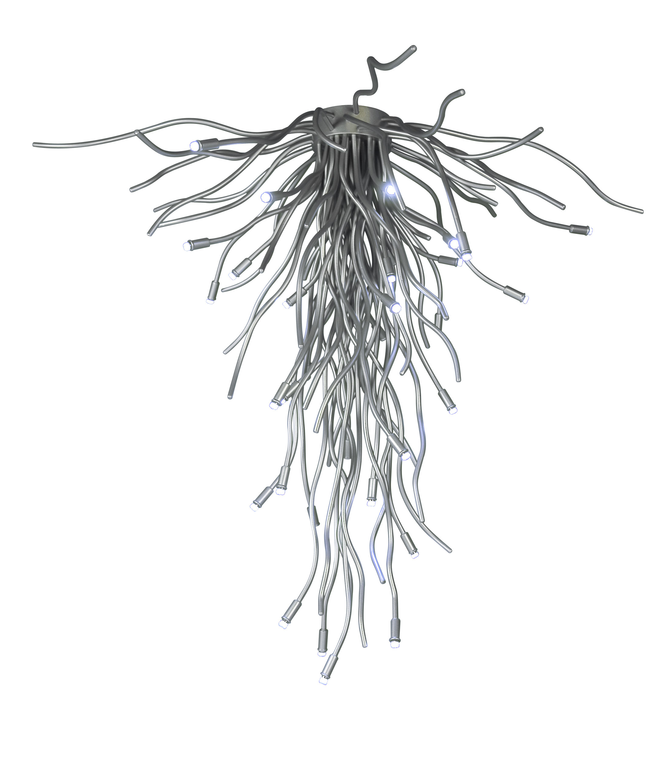 Flush Mount Lighting Samara 28-Light Flush Mount Features: -Chandelier.-Socket type: Other.-Mount type: Flush.-Suspension: Single.-Number of Tiers: 1.-Product Type: Flush mount.-Number of Lights: 28.-Finish: .-Style: Modern & Contemporary.-Shade Included: No -Shade Color: .-Shade Material: .-Fixture...