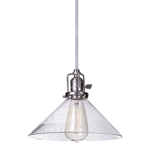 Edgar 1-Light Mini Pendant Finish: Gun Metal, Shade Color: Clear