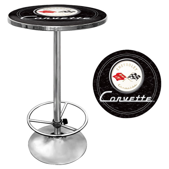Corvette C1 Pub Table Finish: Black