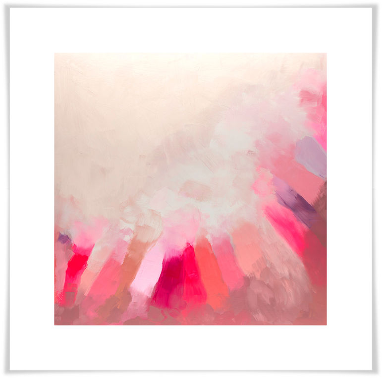 'Pink Light' by Eli Halpin Print of Painting on Paper