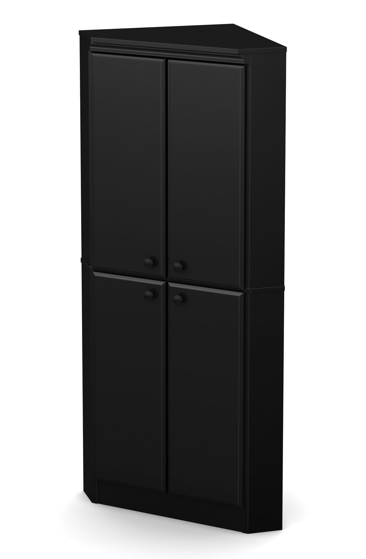 Preciado Rustic Armoire Finish: Pure Black
