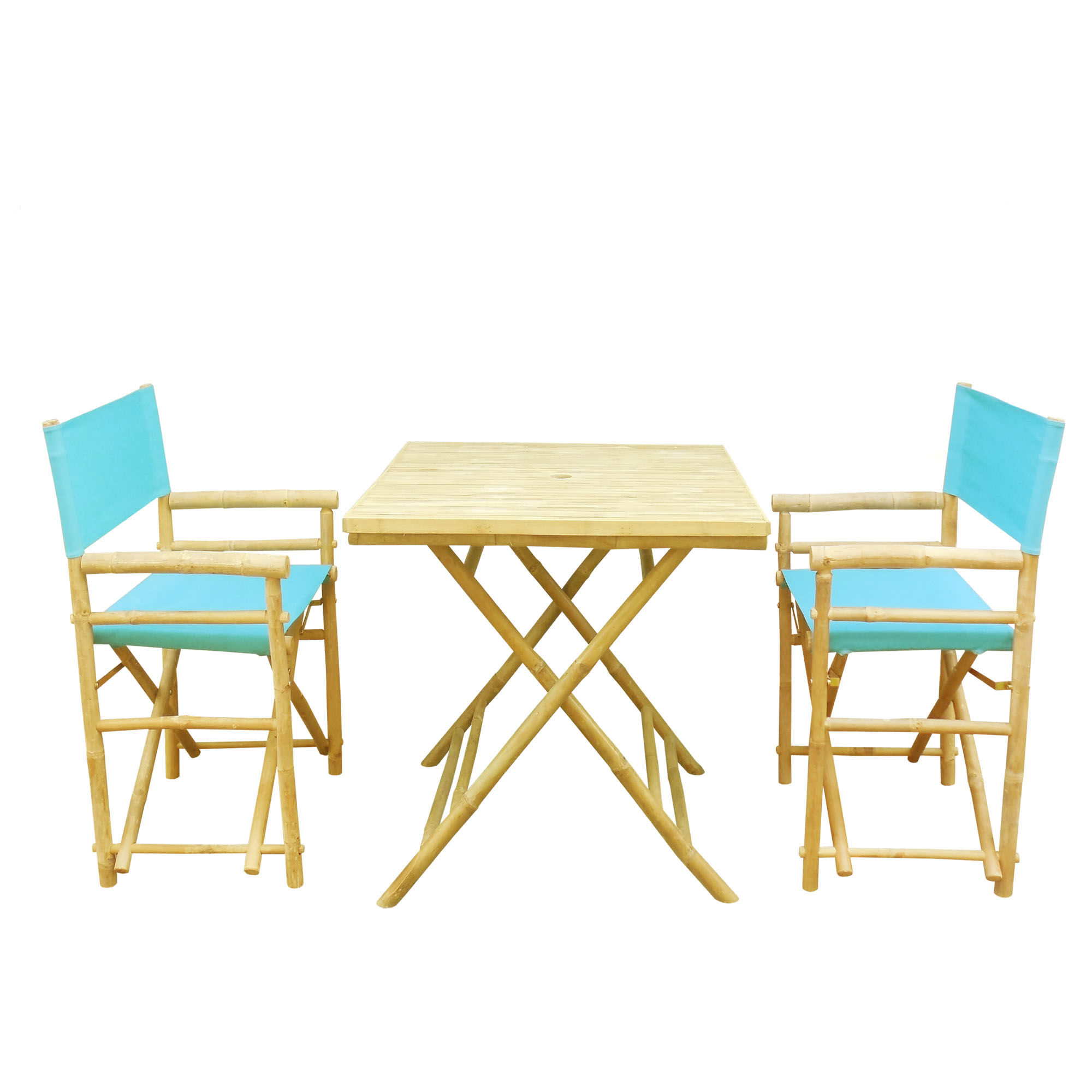 Patio Dining Sets Despina Bamboo 3 Piece Bistro Set June 2019