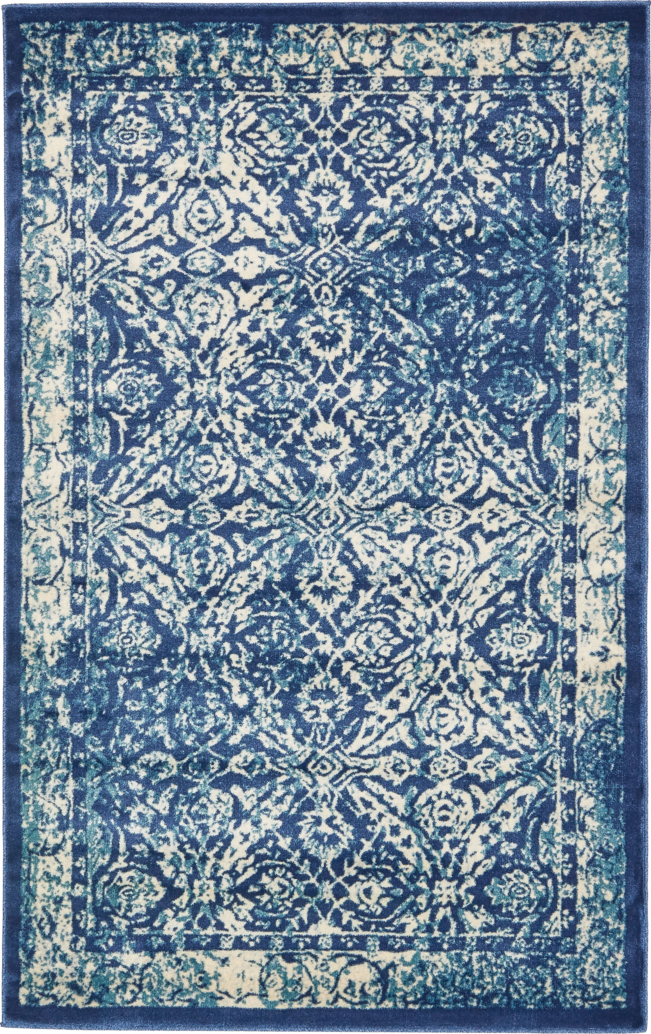 Jae Blue Indoor Area Rug Rug Size: Rectangle 5' x 8'