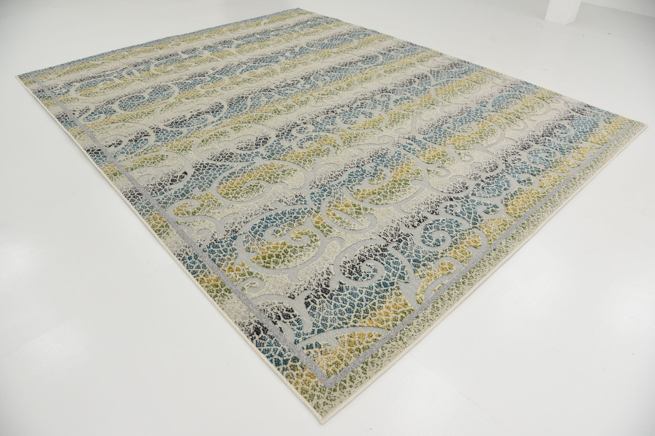 Akin Cream Indoor/Outdoor Area Rug Rug Size: Rectangle 8' x 10'