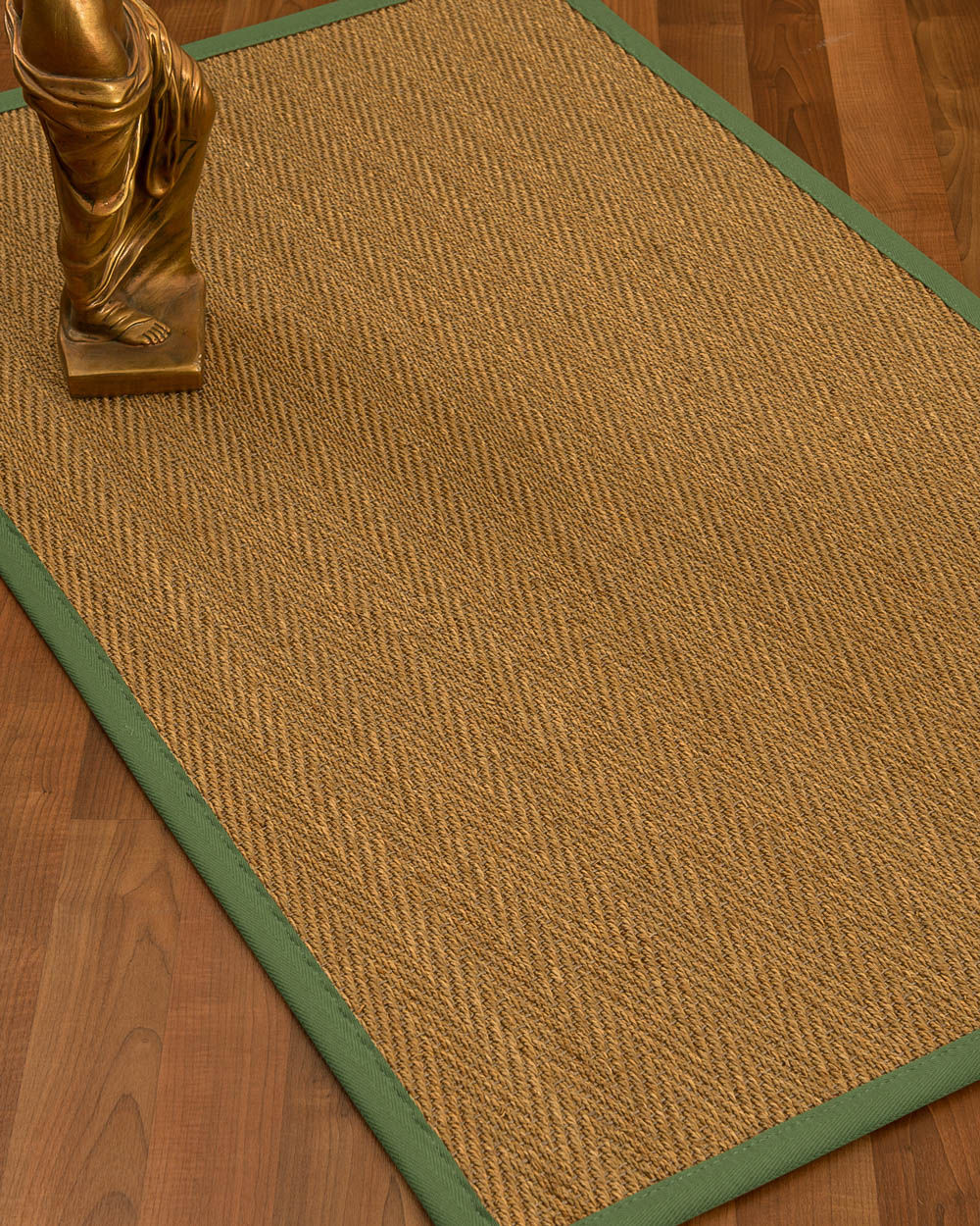 Mahaney Border Hand-Woven Beige/Green Area Rug Rug Size: Rectangle 3' x 5', Rug Pad Included: No