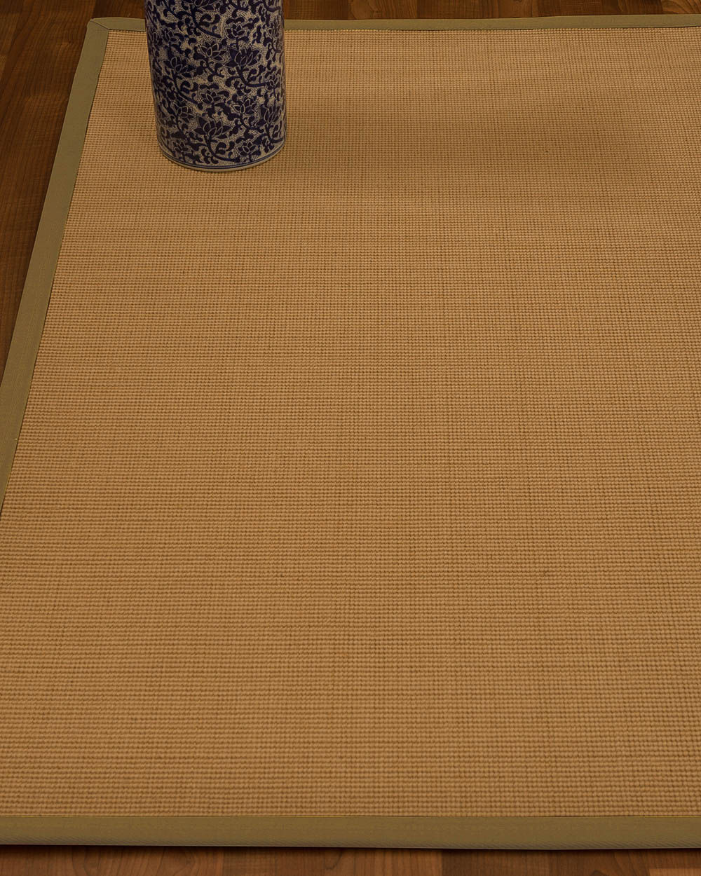 Magruder Border Hand-Woven Wool Blend Beige/Sage Area Rug Rug Size: Rectangle 3' x 5', Rug Pad Included: No