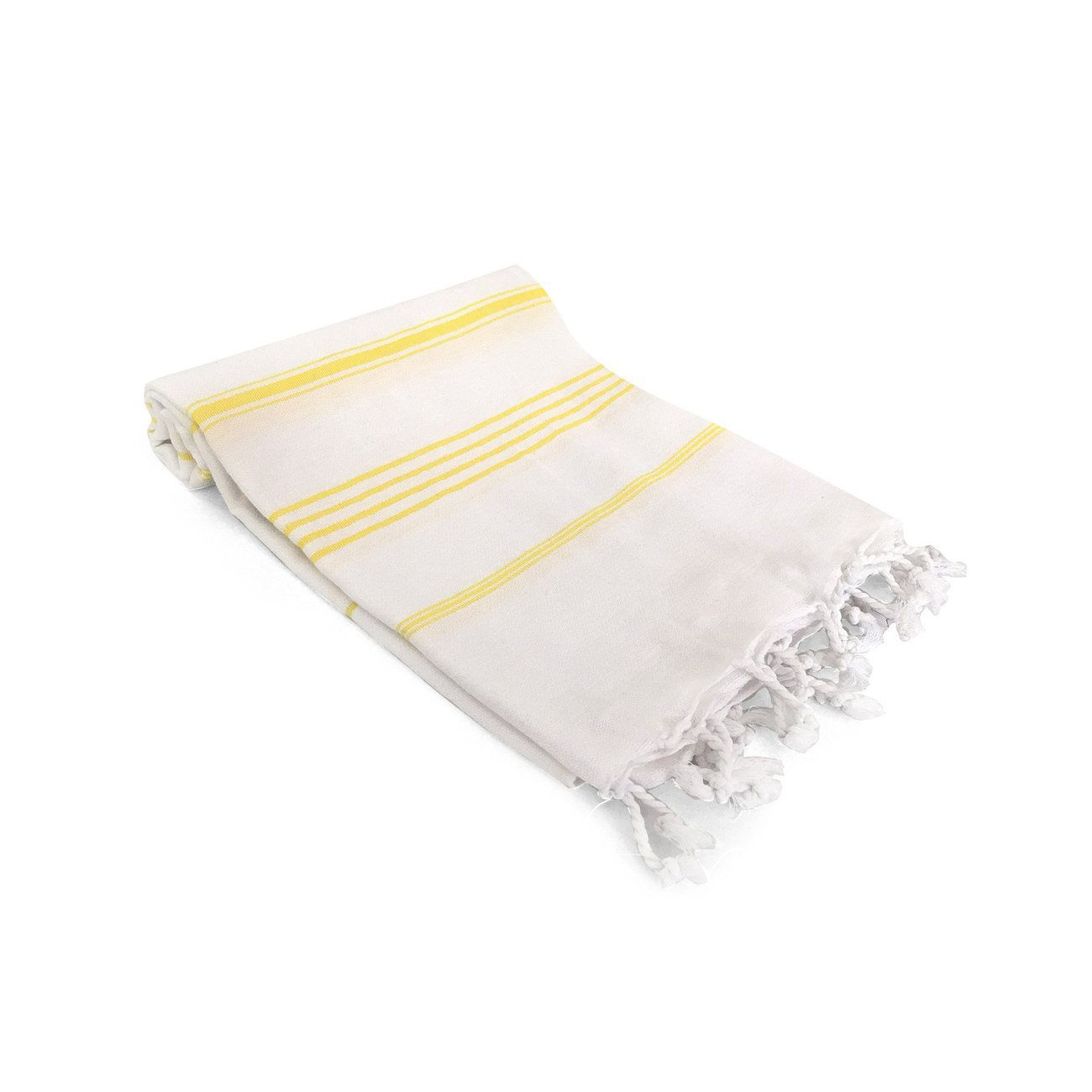 Astère Turkish Beach Towel Color: Yellow