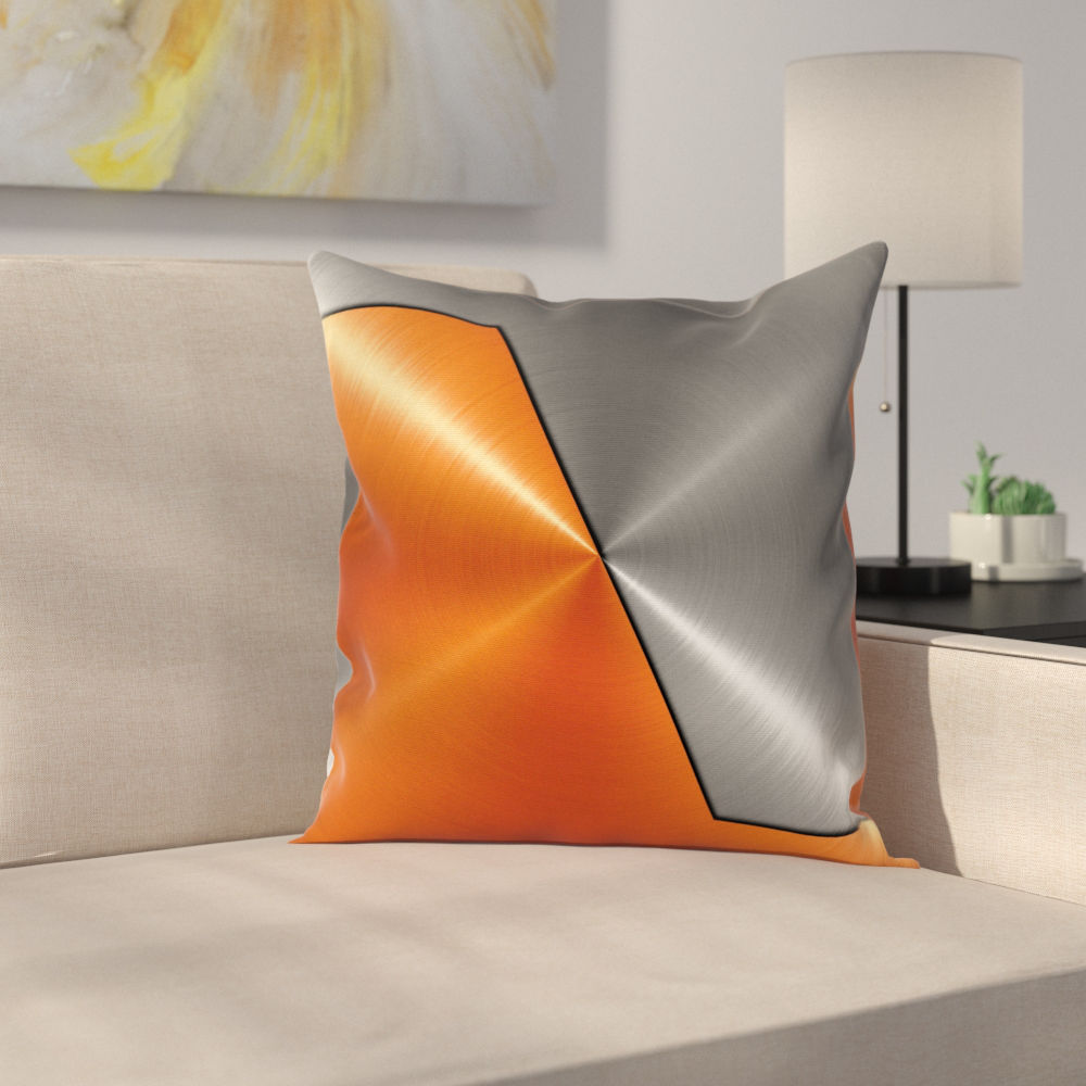 Machinery Modern Square Pillow Cover Size: 18