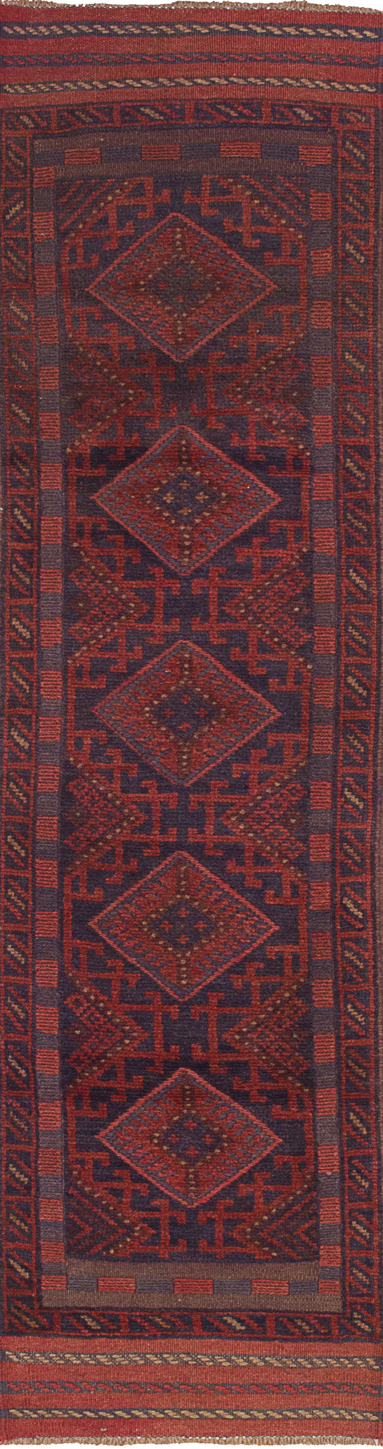 The Best Kistler Hand Braided Multi Area Rug Size Runner 2 6 X 12 One Of A Kind Dizon Hand Knotted Wool Red Blue Area
