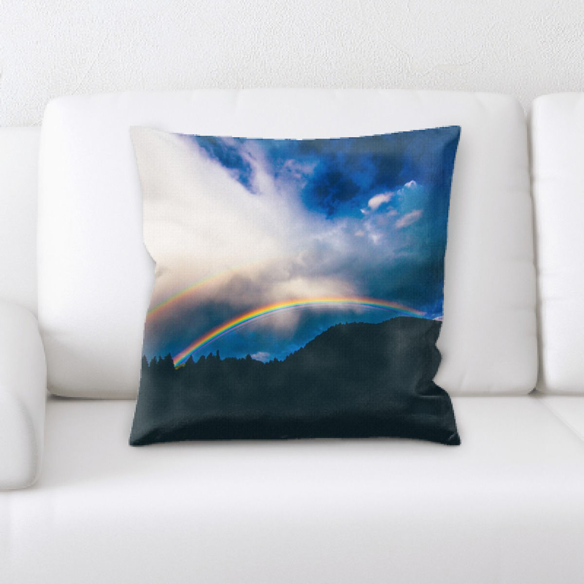 Rainbow (3) Throw Pillow