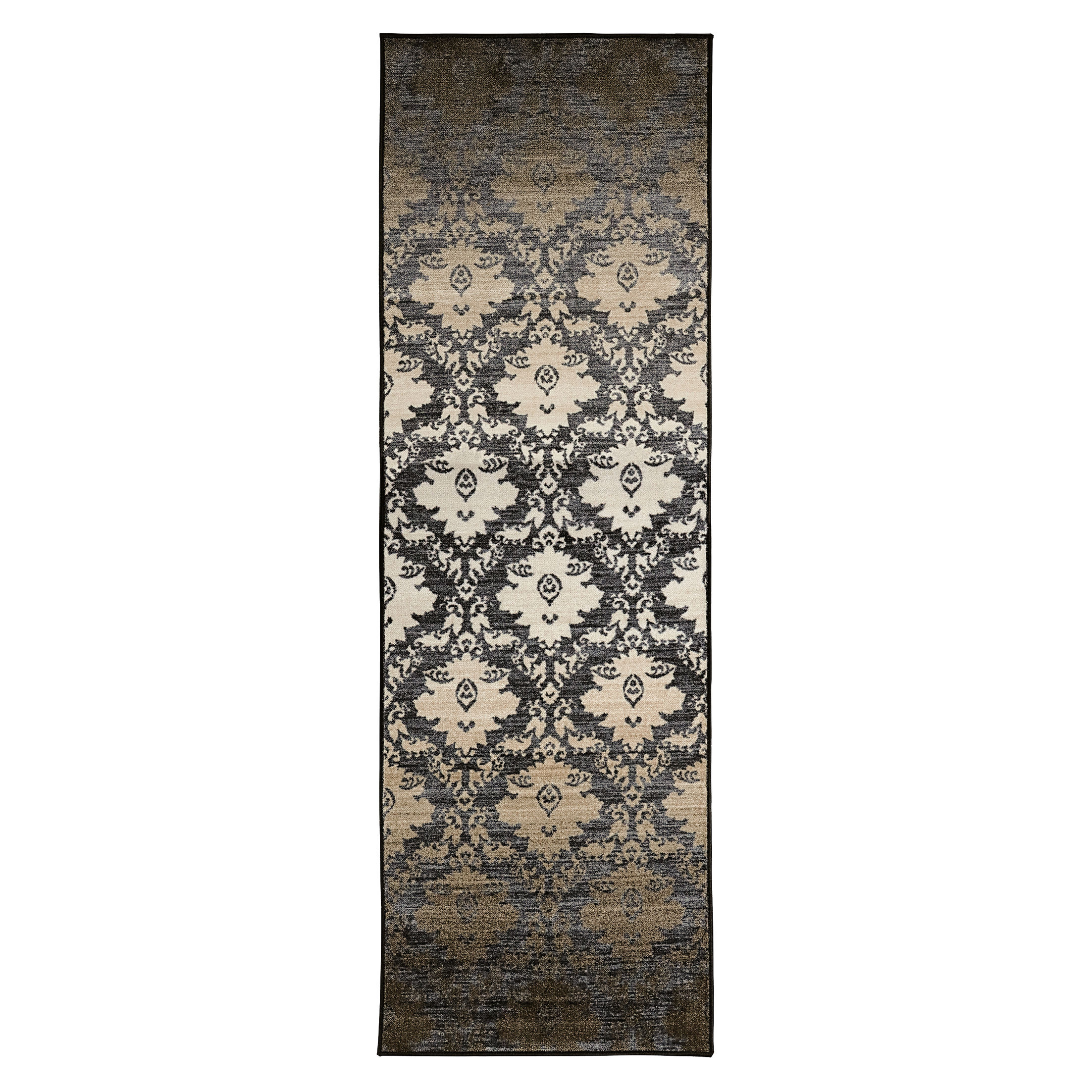 Chesterhill Gray/Beige Area Rug Rug Size: Runner 2'7