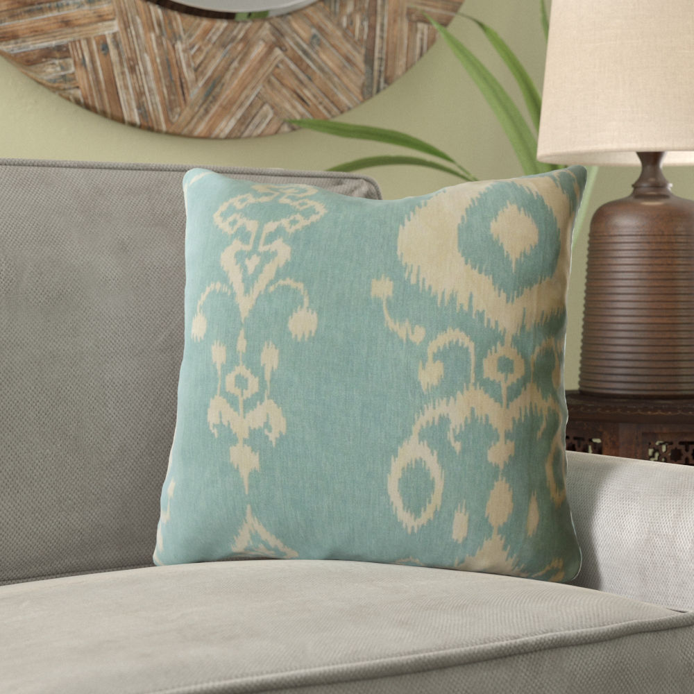 Knowles Ikat Cotton Pillow Size: 20