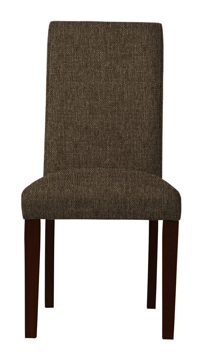 Beachwood Solid Upholstered Parsons Chair Upholstery: Brown