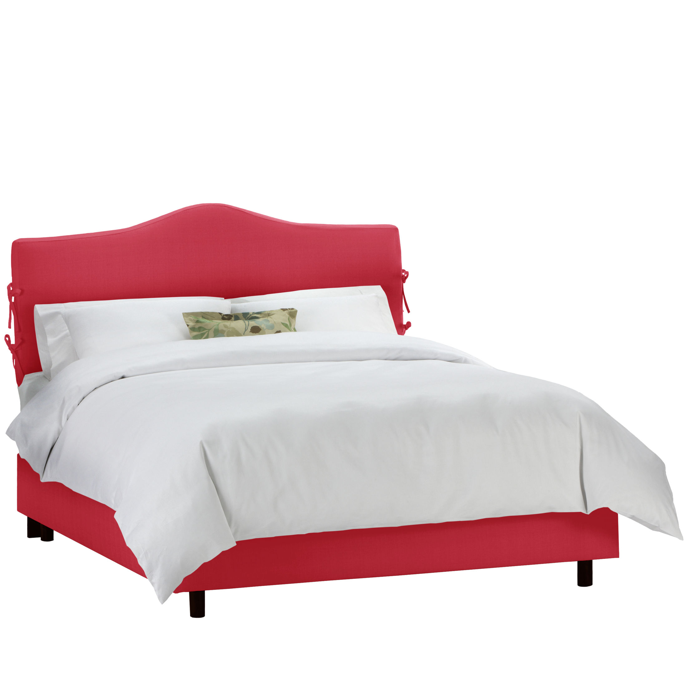Beds Fleet Upholstered Panel Bed A classic and traditional look, this slipcover bed will surely add style to your bedroom. Its upholstered in soft linen giving added appeal and plush foam padding provides extra comfort. Its removable slipcover provides versatility for keeping a fresh...
