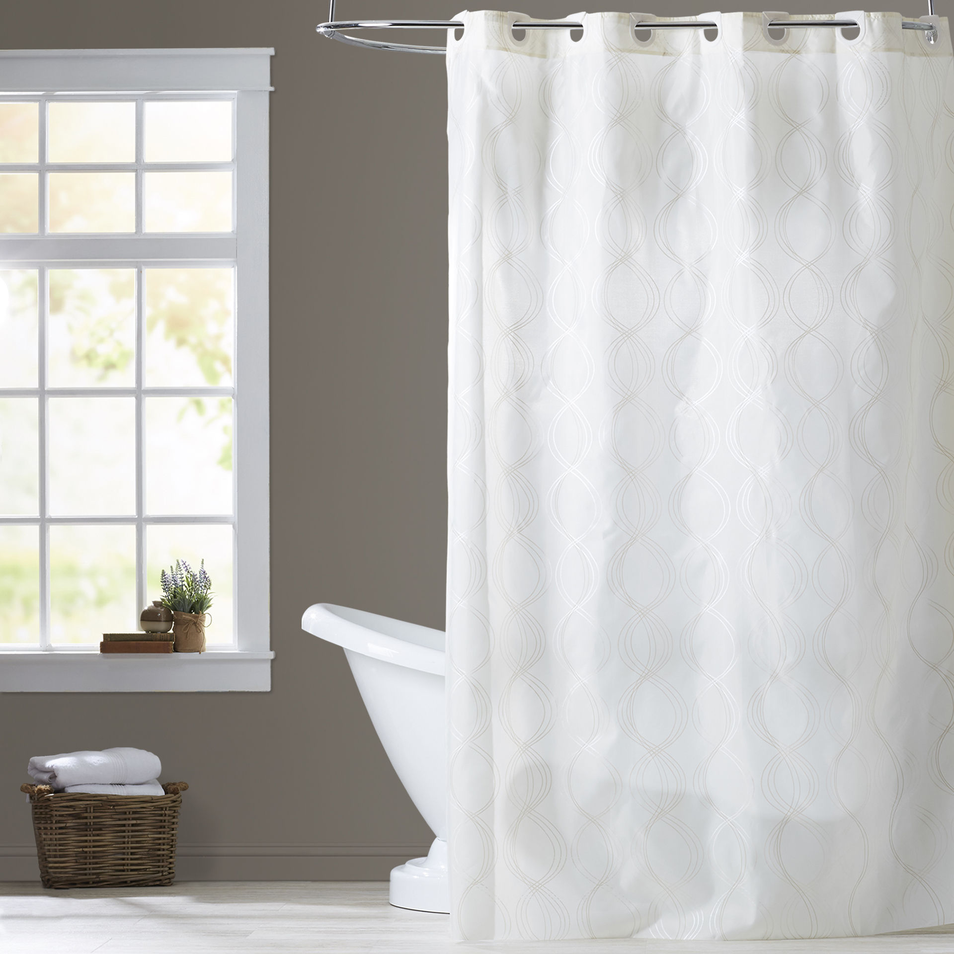 Bristol Ivory Shower Curtain