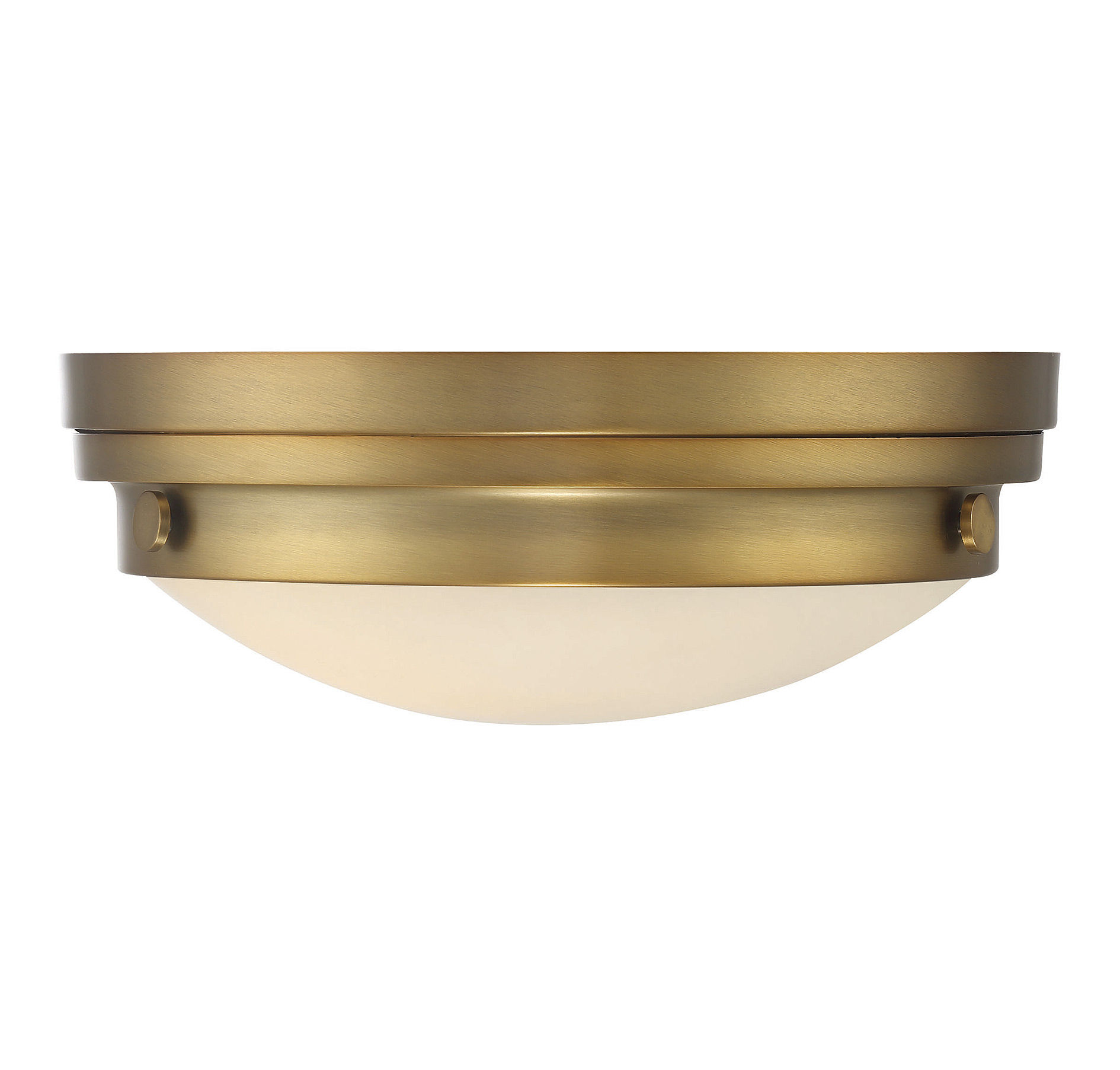 Aralene 2-Light Flush Mount Finish: Warm Brass