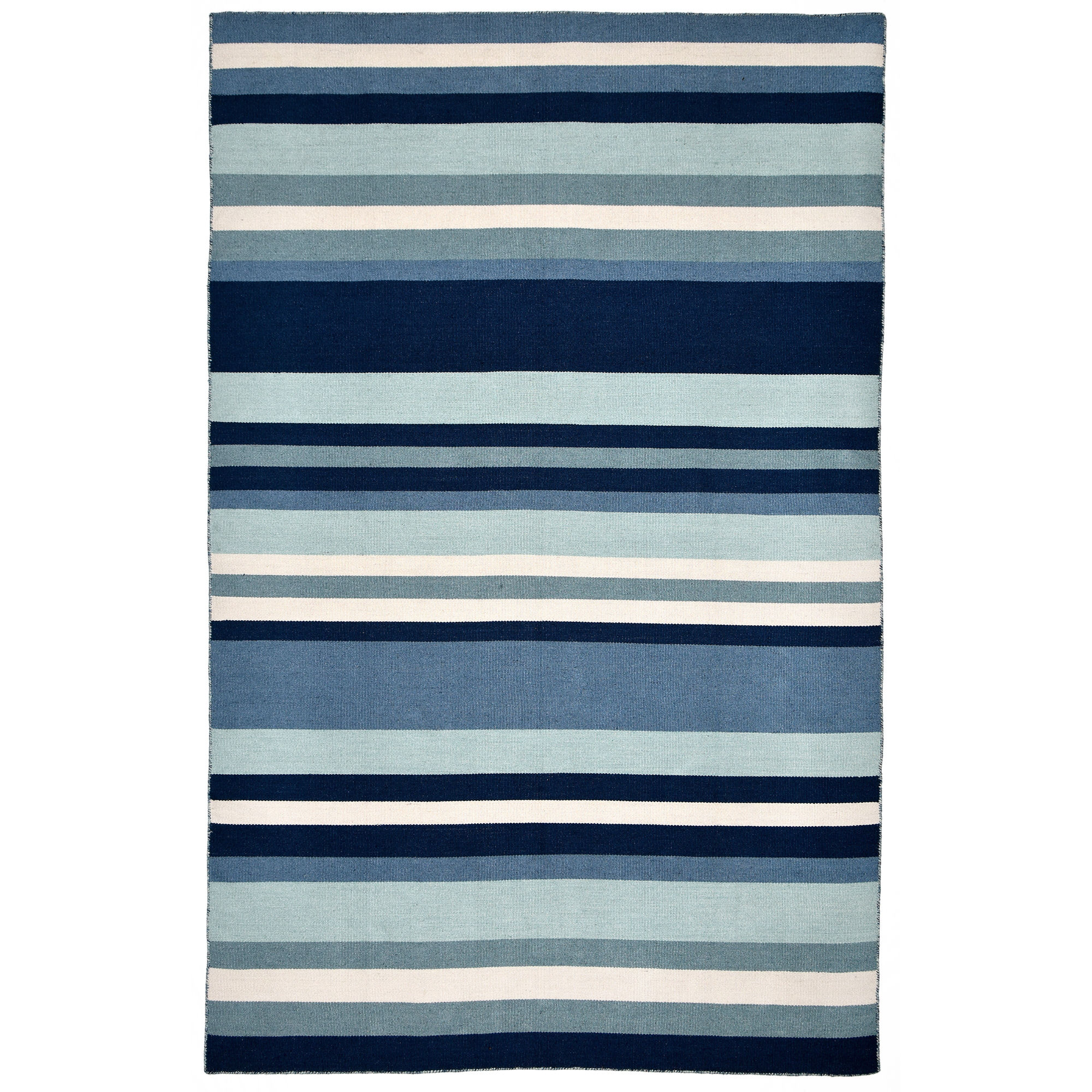 Ranier Hand-Woven Blue Indoor/Outdoor Area Rug Rug Size: Rectangle 7'6