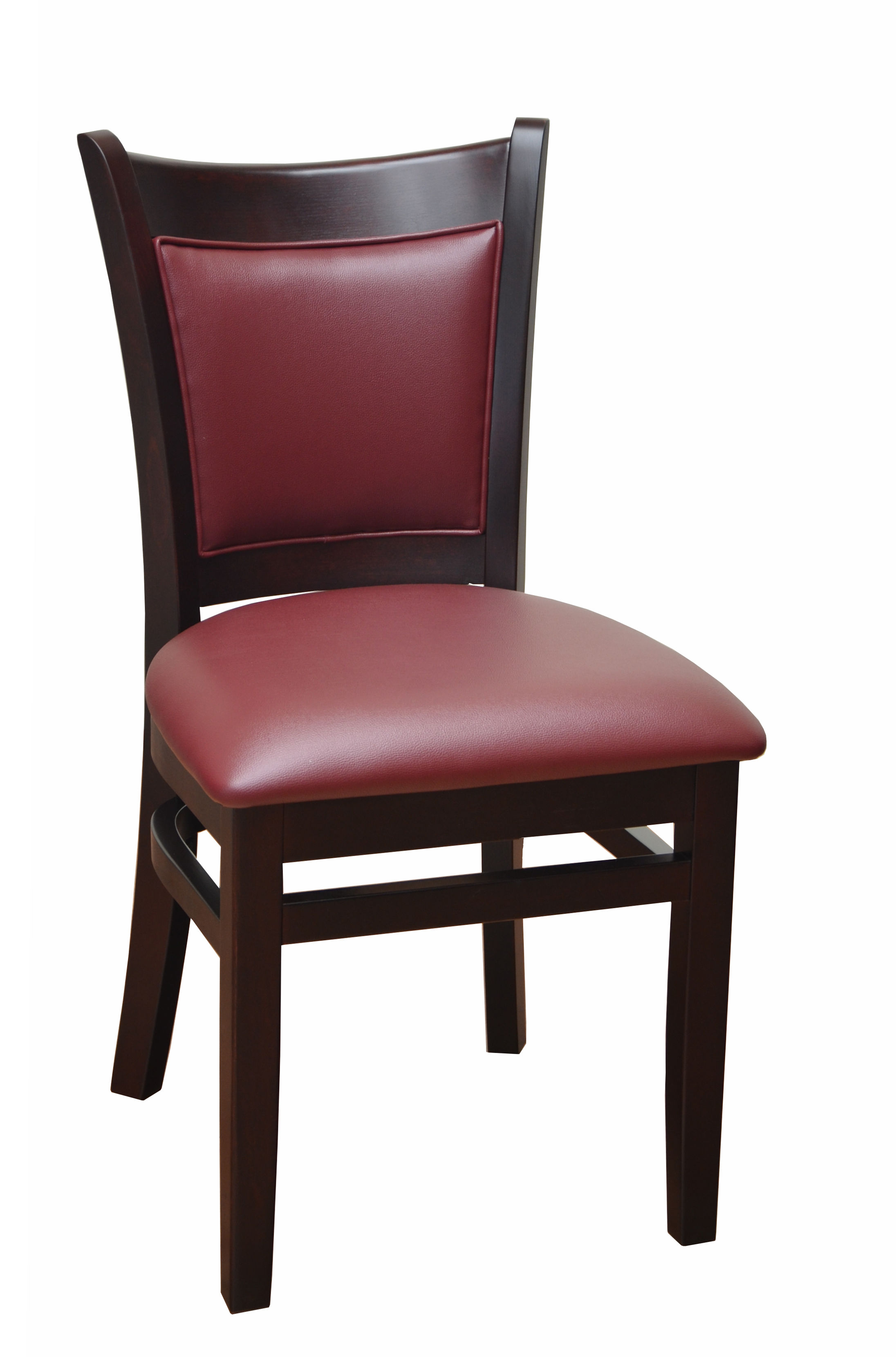Side Chair Upholstery: Burgundy