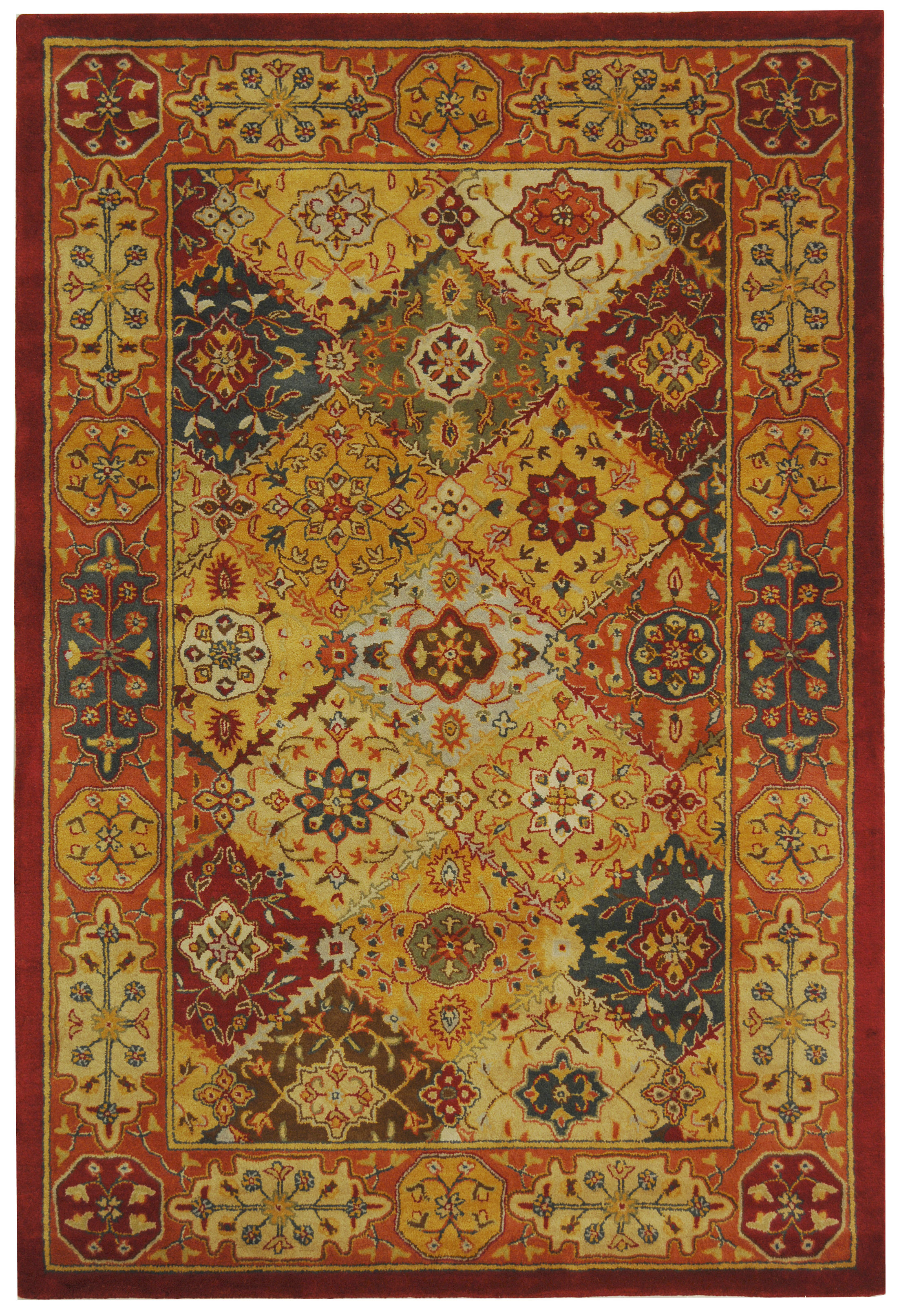 Balthrop Floral Area Rug Rug Size: Rectangle 7'6