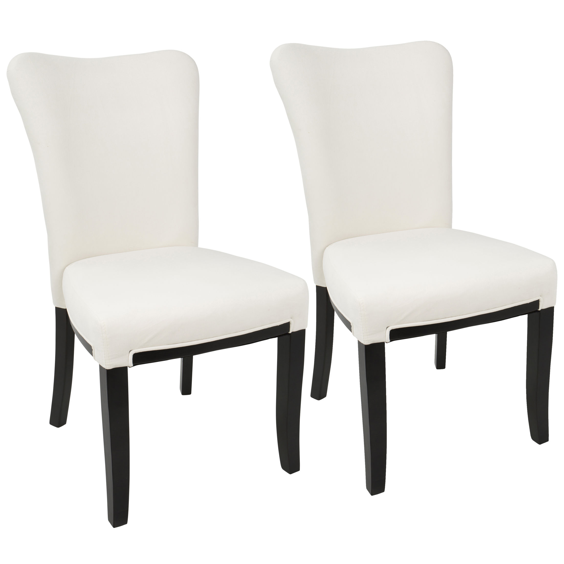 Neville Side Chair Upholstery: Cream
