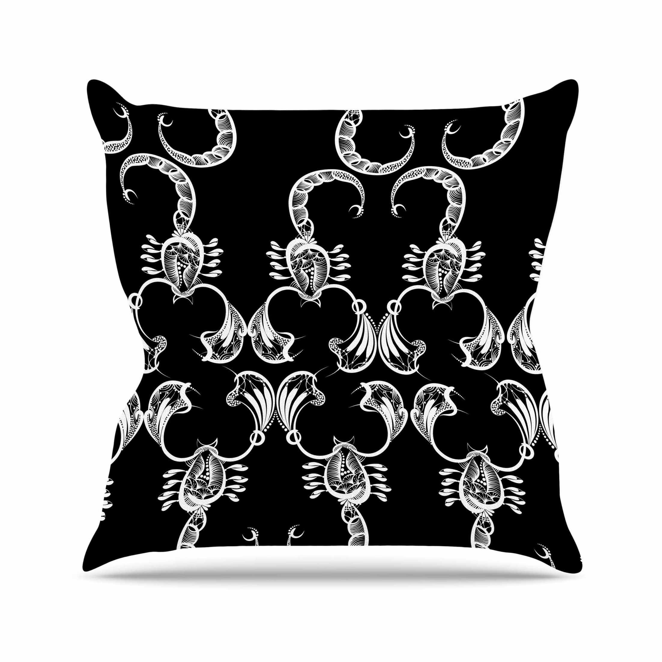 Maria Bazarova Scorpio Nature Outdoor Throw Pillow Size: 18