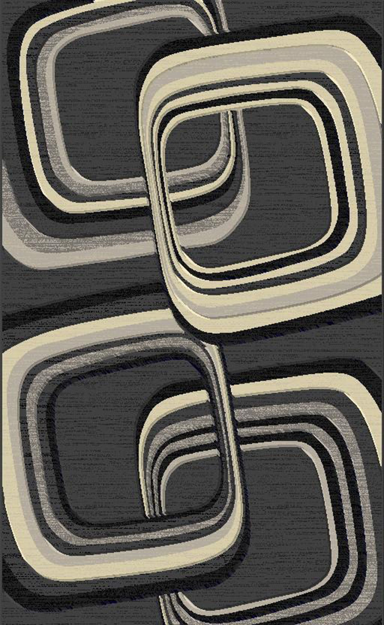 Pruett Gray/Beige Area Rug