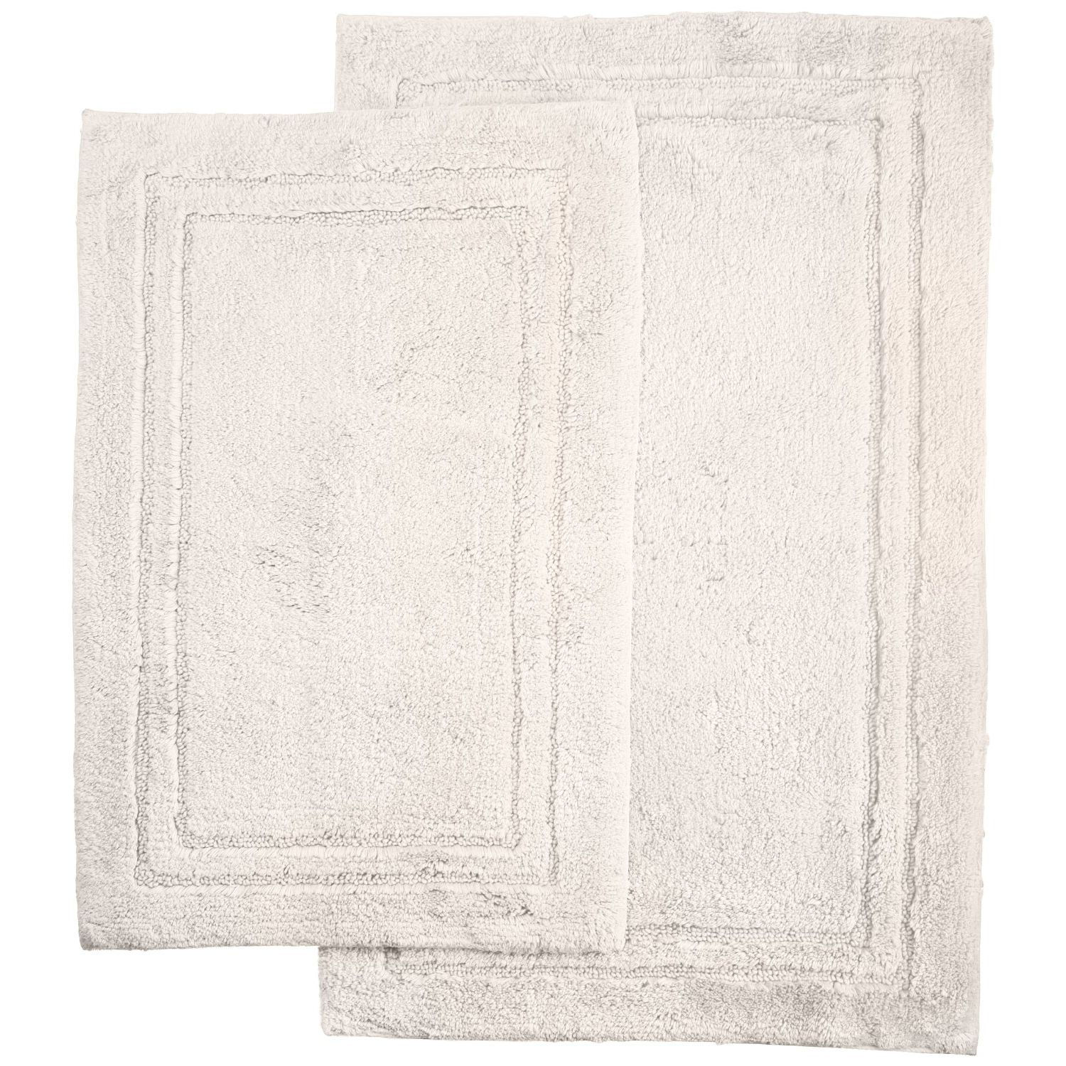 Thackeray 2 Piece Bath Rug Set Color: White