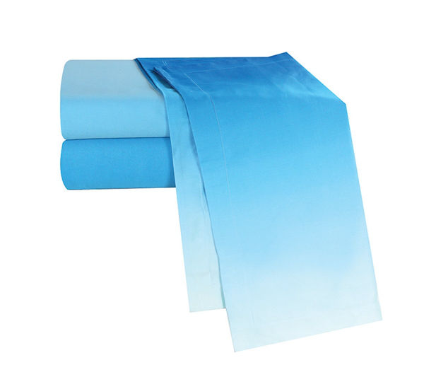 Port Lincoln Ombre 300 Thread Count Sheet Set Size: King, Color: Aqua