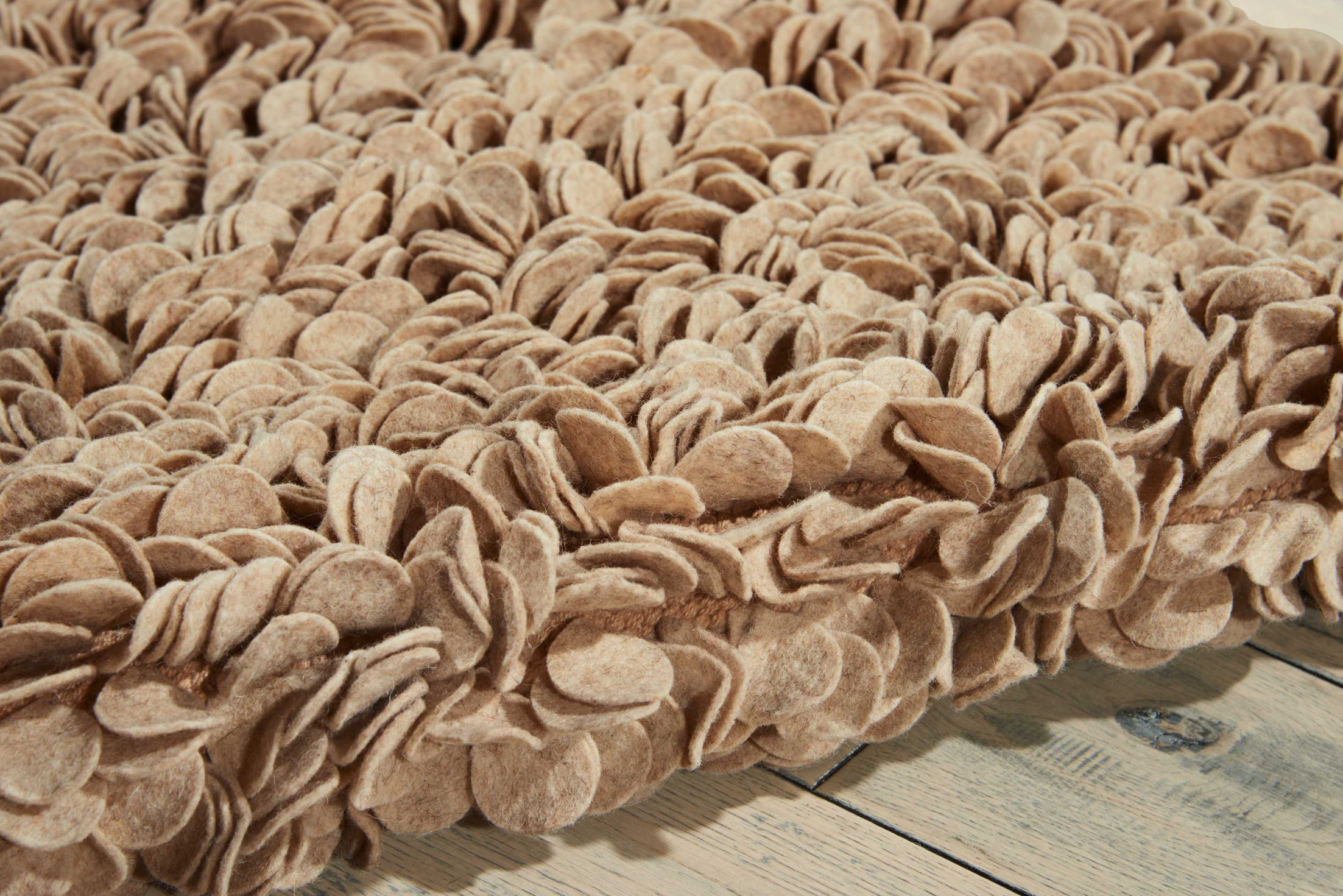Myron Felt Beige Area Rug