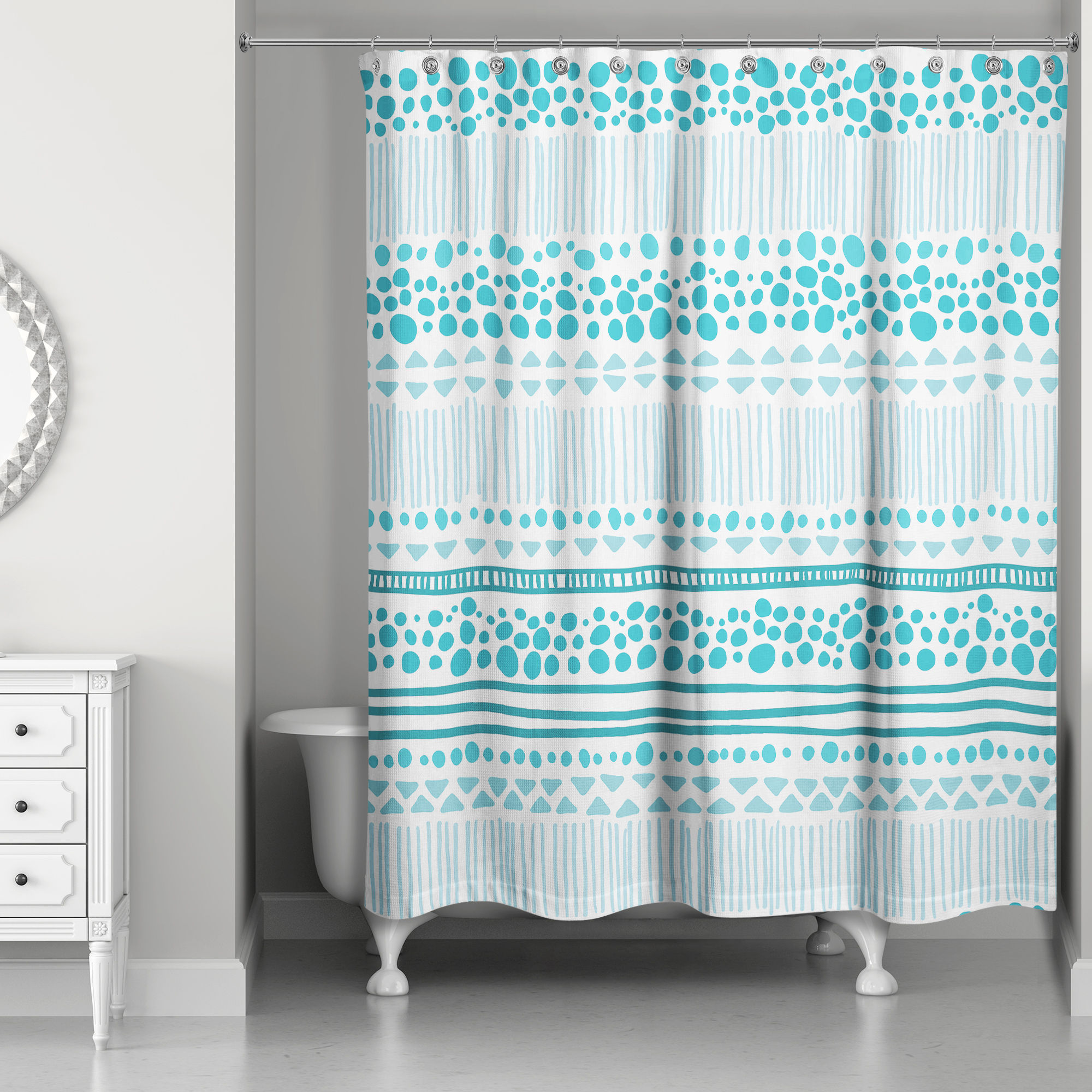 Presnell Tribal Print Shower Curtain