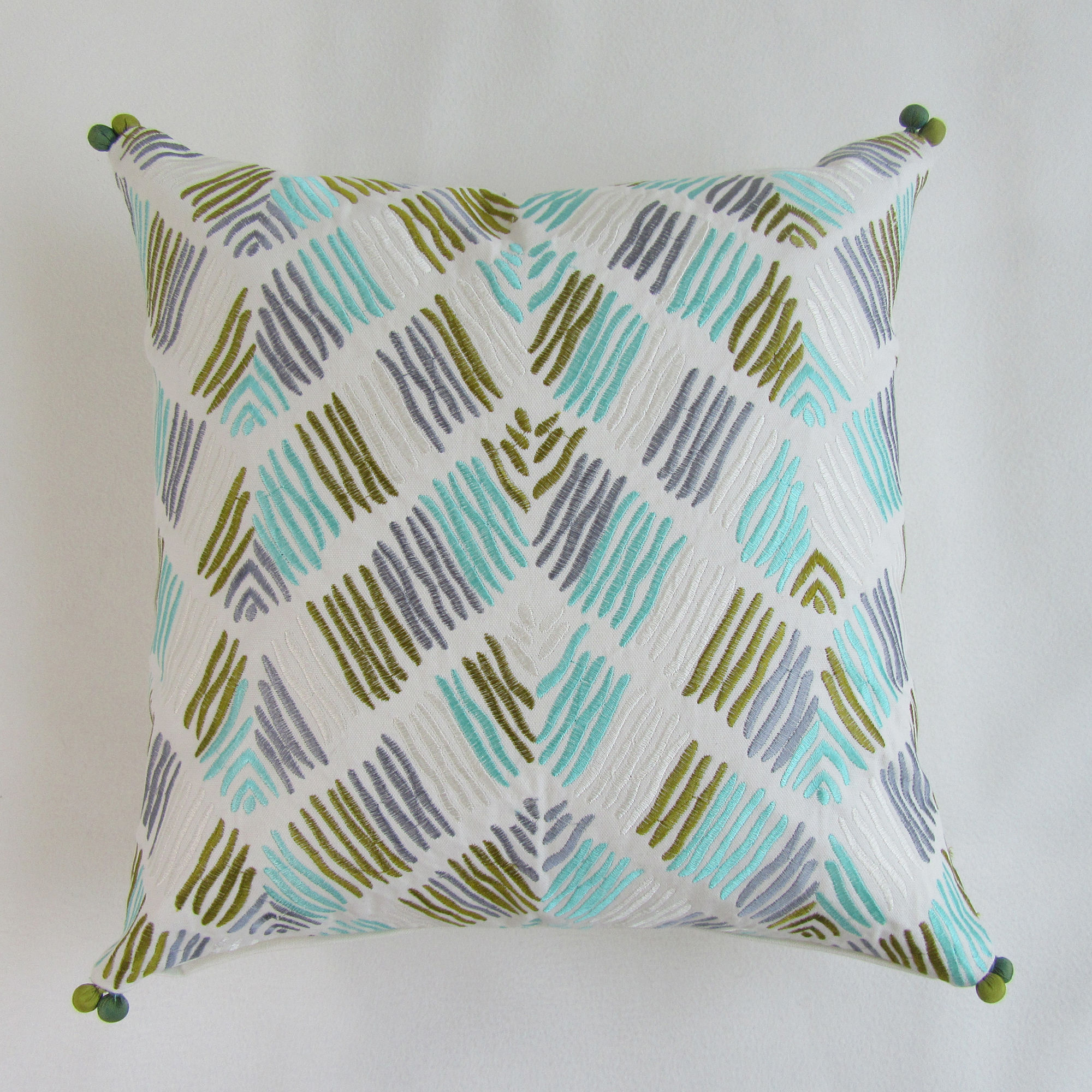 Polen Square Decorative 100% Cotton Pillow Cover