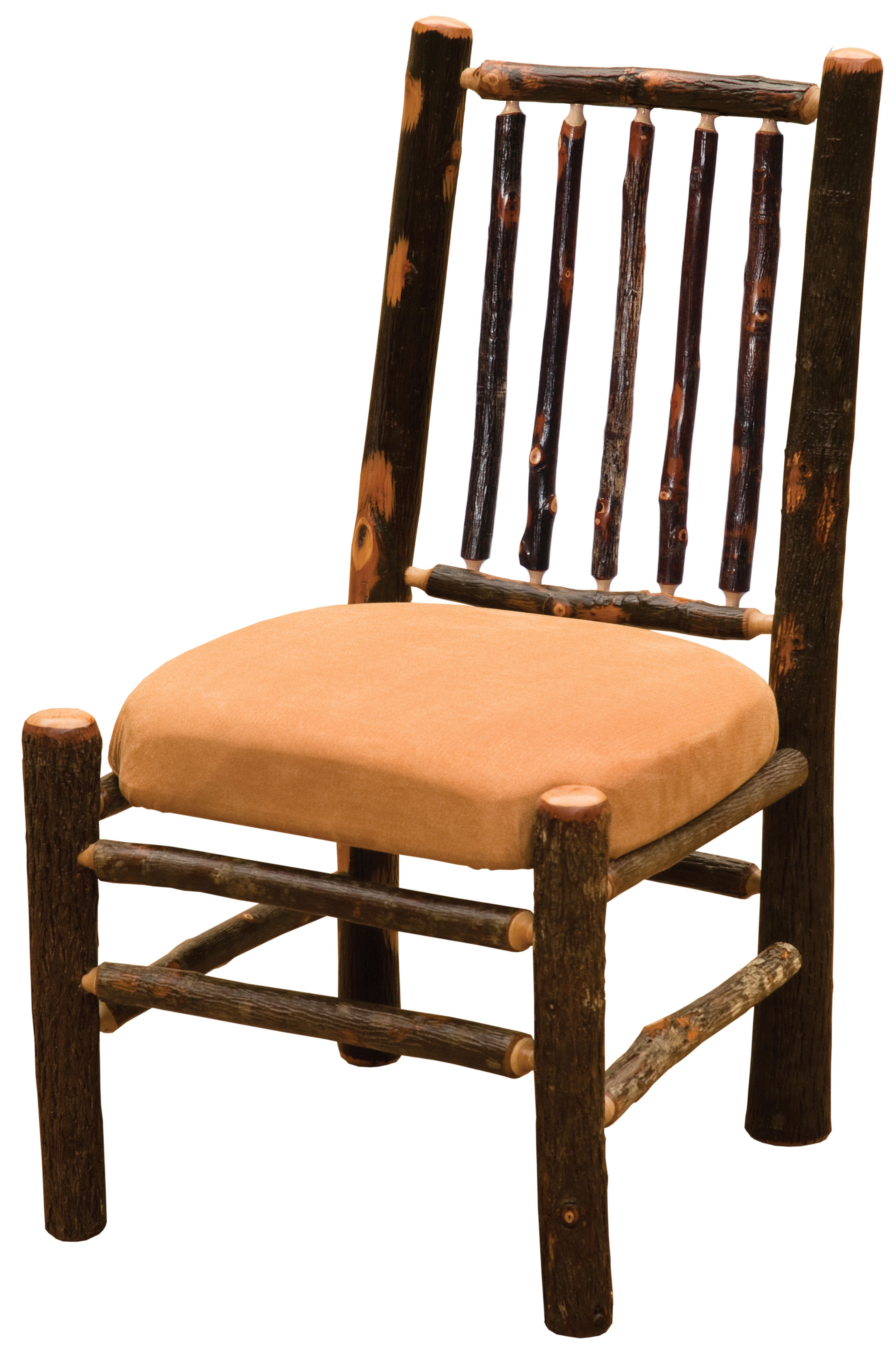 Hickory Side Chair Upholstery: Dark Red