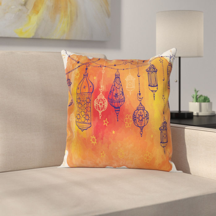 Accent Pillows Traditional Middle East Orient Cushion Pillow Cover