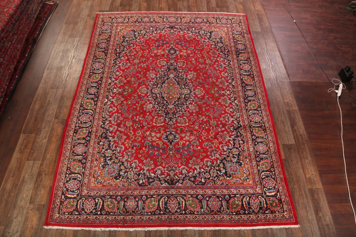 Area Rugs One Of A Kind Traditional Mashad Vintage Classical